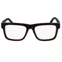 Calvin Klein Jeans Unisex Eyeglasses - Orange Havana Acetate Square | CKJ23647 239 ,