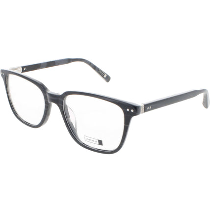Contrast Unisex Eyeglasses - Black Tortoise Square Full Rim Frame | Cavalier Blacktort ,