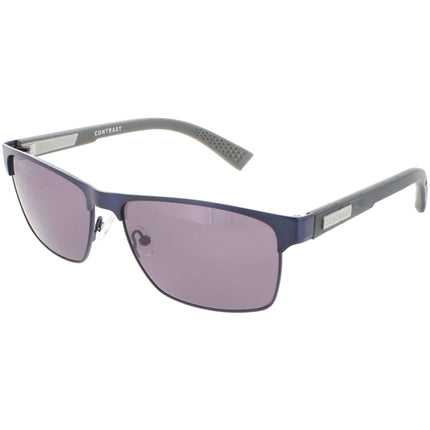 Contrast Unisex Sunglasses - Light Purple Lens Acetate Full Rim Frame | Cts103 Navy ,