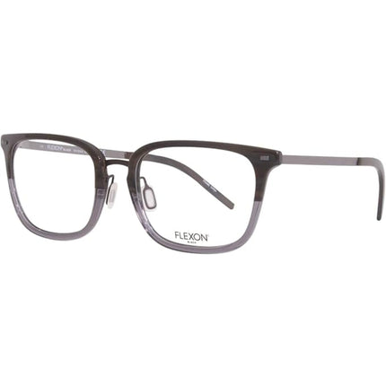 Flexon Men's Eyeglasses - Brown Horn Gradient Acetate Square Shape Frame | B2020 221 ,