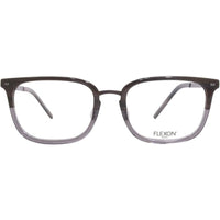 Flexon Men's Eyeglasses - Brown Horn Gradient Acetate Square Shape Frame | B2020 221 ,