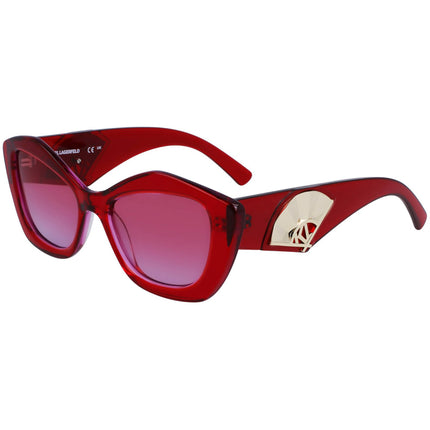 Karl Lagerfeld Women's Sunglasses - Wine/Pink Acetate Cat Eye Full Rim | KL6127S 626 ,