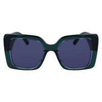 Karl Lagerfeld Women's Sunglasses - Petrol/Lilac Acetate Butterfly Frame | KL6126S 427 ,