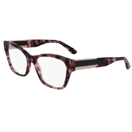 Lacoste Women's Eyeglasses - Rose Havana Plastic Cat Eye Full Rim Frame | L2919 610 ,