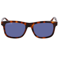Lacoste Men's Sunglasses - Havana Plastic Square Full Rim Frame Blue Lens | L6014S 214 ,