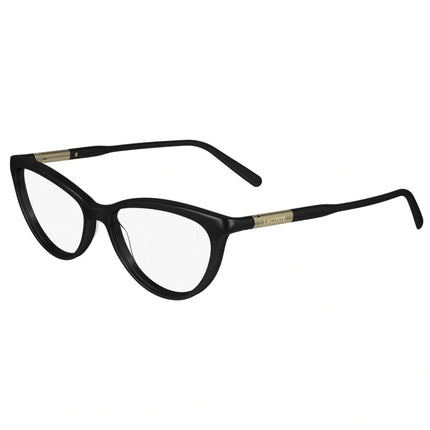 Lacoste Women's Eyeglasses - Black Plastic Cat Eye Shape Full Rim Frame | L2952 001 ,