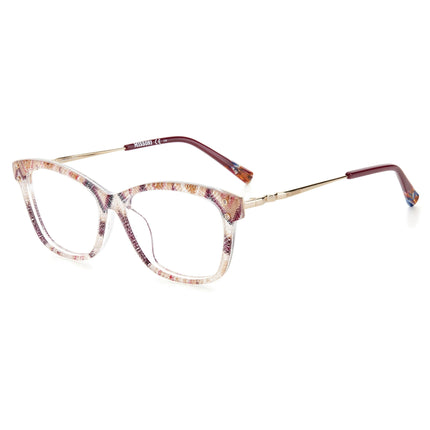 Missoni Women's Eyeglasses - Plum Multicolor Cat Eye Full Rim Frame | MIS 0006 05ND ,