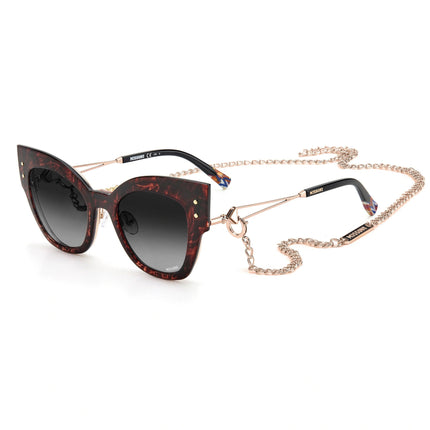 Missoni Women's Sunglasses - Gold Copper Plastic/Metal Cat Eye | MIS 0054/CS 0DDB/9O ,