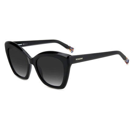 Missoni Women's Sunglasses - Black Plastic Cat Eye Full Rim Frame | MIS 0112/S 0807/9O ,
