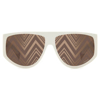 Missoni Women's Sunglasses - Ivory Plastic Pilot Full Rim Frame | MIS 0165/S 0SZJ/EB ,