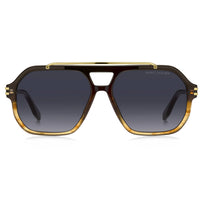Marc Jacobs Men's Sunglasses - Brown Horn Gold Plastic Full Rim | MARC 753/S 0EX4/9O ,