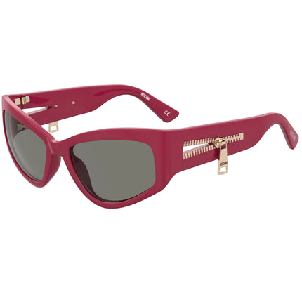 Moschino Women's Sunglasses - Red Acetate Cat Eye Full Rim Frame | MOS 158/S 0C9A/IR ,