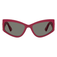 Moschino Women's Sunglasses - Red Acetate Cat Eye Full Rim Frame | MOS 158/S 0C9A/IR ,