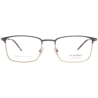 Morel Men's Eyeglasses - Dark Grey Metal Rectangular Full Rim Frame | 30167L GO06 ,