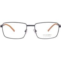 Morel Men's Eyeglasses - Dark Grey/Orange Metal Rectangular Full Rim | 30214L GO08 ,