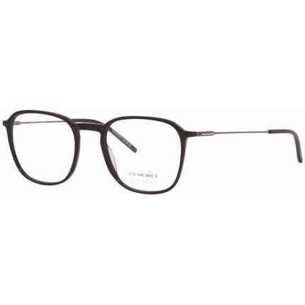 Morel Men's Eyeglasses - Black Acetate Square Full Rim Frame Demo Lens | 30228L NG09 ,