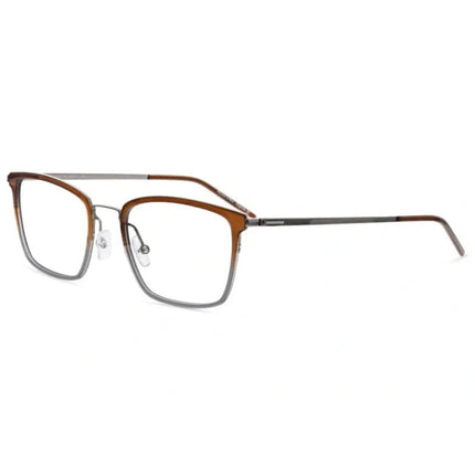 Morel Men's Eyeglasses - Brown Acetate/Metal Square Shape Full Rim Frame | 30179L MG13 ,