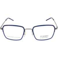Morel Men's Eyeglasses - Blue Acetate Square Full Rim Frame Demo Lens | 30263L BG17 ,