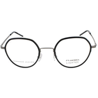 Morel Men's Eyeglasses - Black Acetate/Metal Geometric Full Rim Frame | 30264L NG18 ,