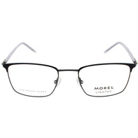 Morel Men's Eyeglasses - Black Metal Square Full Rim Frame Demo Lens | 30246L ND04 ,