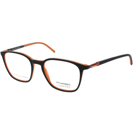 Morel Men's Eyeglasses - Black/Brown Acetate Square Shape Full Rim Frame | 30266L NO02 ,