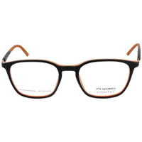 Morel Men's Eyeglasses - Black/Brown Acetate Square Shape Full Rim Frame | 30266L NO02 ,