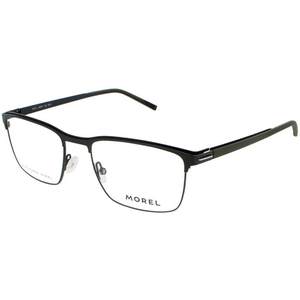 Morel Men's Eyeglasses - Green Metal Rectangular Shape Full Rim Frame | 30311L SP01 ,