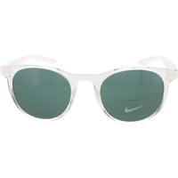 Nike Unisex Sunglasses - Clear/White Plastic Oval Frame | HORIZON ASCENT DJ9920 900 ,