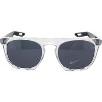 Nike Unisex Sunglasses - Clear/White Plastic Full Rim Frame | FLATSPOT XXII DV2258 900 ,