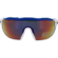 Nike Unisex Sunglasses - White/Game Royal Full Rim Frame | SHOW X RUSH TEAM FD1887 105 ,