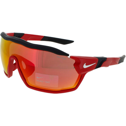 Nike Unisex Sunglasses - University Red Shield Frame | SHOW X RUSH TEAM FD1887 657 ,