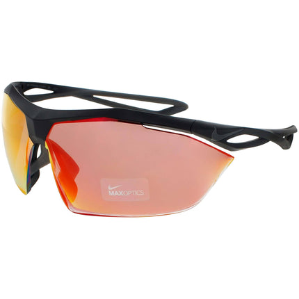 Nike Men's Sunglasses - Black Plastic Wraparound Half Rim | VAPORWING M EV0914 001 ,