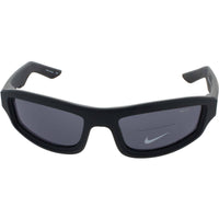 Nike Unisex Sunglasses - Matte Black Rectangular Frame | LUCENT FLASH EV24050 010 ,