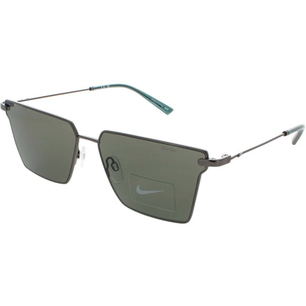Nike Unisex Sunglasses - Gunmetal Metal Rectangular Frame | PURSUIT FLAIR IB3683X 946 ,