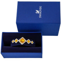 Swarovski Women's Bracelet - Carina Rhodium Plated with Sunflower Crystal | 5133374 ,