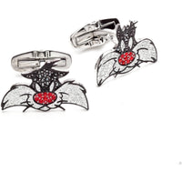 Swarovski Unisex Cufflinks - Looney Tunes Sylvester Rhodium Plated Crystal | 5484687 ,