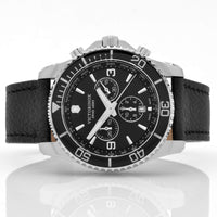 Victorinox Swiss Army Men's Chronograph Watch - Maverick Black Dial Strap | 241864 ,