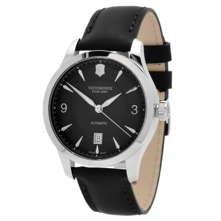 Victorinox Swiss Army Men's Watch - Alliance Mechanical Black Leather Strap | 241869 ,