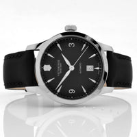 Victorinox Swiss Army Men's Watch - Alliance Mechanical Black Leather Strap | 241869 ,