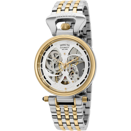 Invicta Women's Watch - Objet D Art Automatic Silver Skeleton Dial Bracelet | 38390 ,