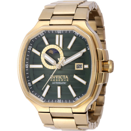 Invicta Men's Watch - Reserve Object D Art Automatic Green Dial Steel Bracelet | 45576 ,