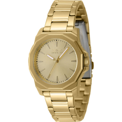 Invicta Women's Watch - Speedway Yellow Gold Stainless Steel Bracelet Quartz | 47339 ,