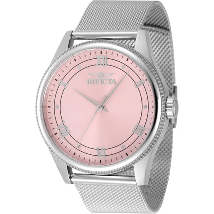 Invicta Men's Watch - Celestial Quartz Pink Dial Stainless Steel Bracelet | 48485 ,