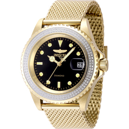 Invicta Men's Watch - Elite Diamond Automatic Yellow Gold Steel Bracelet | 48745 ,