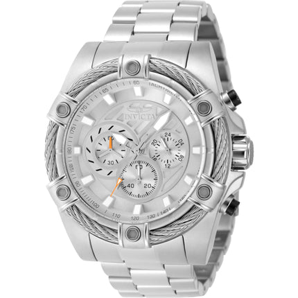 Invicta Men's Watch - Bolt Chronograph Silver Stainless Steel Bracelet Quartz | 48864 ,