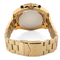 Invicta Men's Watch - Bolt Chronograph Black Dial Yellow Gold Steel Bracelet | 48867 ,