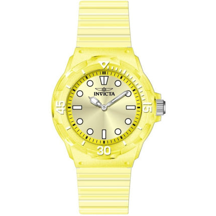 Invicta Women's Watch - Celestial Quartz Yellow Dial Polyurethane Strap | 49211 ,