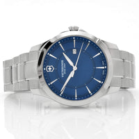 Victorinox Swiss Army Men's Watch with Knife Set - Alliance Blue Dial | 241910.1 ,