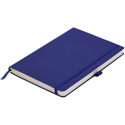 Lamy Softcover Notebook - Bleedproof Paper with Elastic Band A6, Blue | B4A6BLUE ,