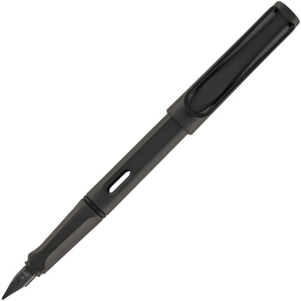 Lamy Fountain Pen - Safari Charcoal ABS Plastic Barrel Steel Nib, Medium | L17MBC ,